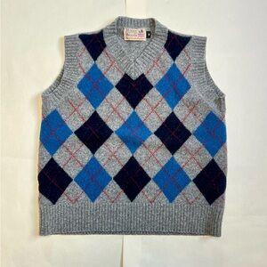 Boys Vintage V-Neck Sweater Vest